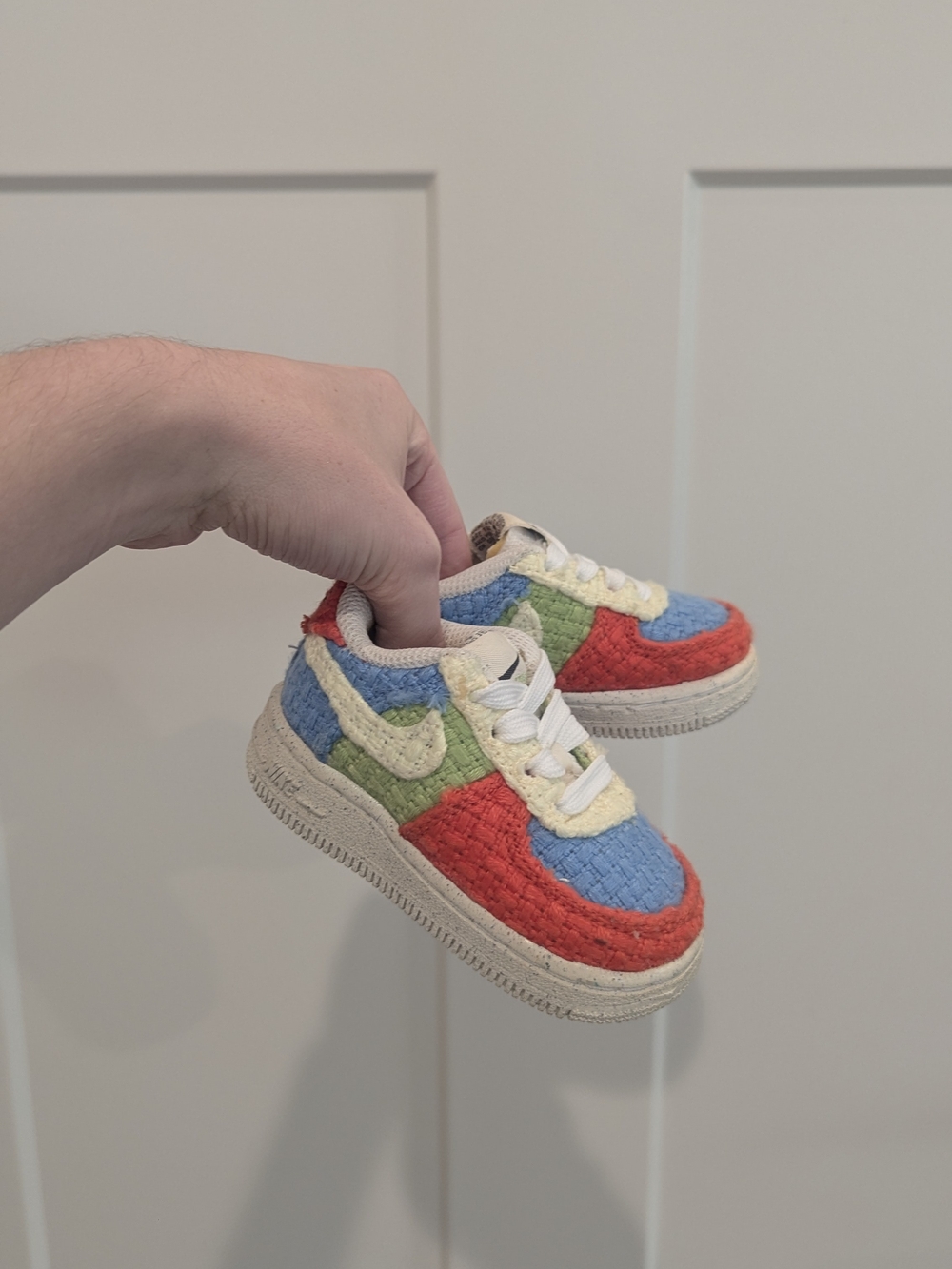 Nike Force 1 Low LV8 Next Nature TD “Hemp–Multi.” Woven Sneakers